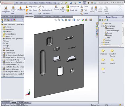 solidworks design library parts sheet metal|solidworks parts library download.